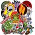 100 PCS Cool Stickers Pack,Vinyl Waterproof Stickers for Water Bottles Skateboard Laptop Luggage Computer Bike Phone, Stickers for Adults 100 PCS Cool Stickers Pack,Vinyl Waterproof Stickers for Water Bottles Skateboard Laptop Luggage Computer Bike Phone, Stickers for Adults