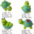4Pcs Mini Turtles Figurine Cute Tortoise Rear View Mirror Decorations Car Dashboard Decor Self-Adhesive Desktop Plant Pot Ornaments