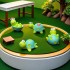 4Pcs Mini Turtles Figurine Cute Tortoise Rear View Mirror Decorations Car Dashboard Decor Self-Adhesive Desktop Plant Pot Ornaments