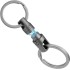 KeyUnity Titanium Magnetic Quick Release Keychain, One-Hand Detachable Connector for Car
