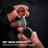 KeyUnity Titanium Magnetic Quick Release Keychain, One-Hand Detachable Connector for Car