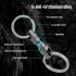 KeyUnity Titanium Magnetic Quick Release Keychain, One-Hand Detachable Connector for Car