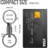 KeyUnity Titanium Magnetic Quick Release Keychain, One-Hand Detachable Connector for Car