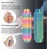 SnapMorph3.0 Little Ouchies Fidget Toys - 3-in-1 Pain Stim Toy with Spinning & Press Buttons for Anxiety Relief, Stress and Pain Relief Stimulation for Adults and Teens,2PCS Green+Colorful