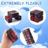 6 Pack Fidget Toys Set Spinning Ball 3D Cube Infinity Cube Massage Roller Star Spiral Sensory Toys Stress Relief Desk Cool Gadget for Adults