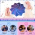 3D Printed Expanded Sensory Fidget Star,with Handles(Purple-Blue,25rings) | Stress-Relief Spinning Tower Toy,Sensory Toys for Adults & Teens,Honeycomb Whirling Spiral Design for ADHD & Stress Relief