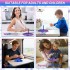 3D Printed Expanded Sensory Fidget Star,with Handles(Purple-Blue,25rings) | Stress-Relief Spinning Tower Toy,Sensory Toys for Adults & Teens,Honeycomb Whirling Spiral Design for ADHD & Stress Relief