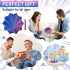 3D Printed Expanded Sensory Fidget Star,with Handles(Purple-Blue,25rings) | Stress-Relief Spinning Tower Toy,Sensory Toys for Adults & Teens,Honeycomb Whirling Spiral Design for ADHD & Stress Relief