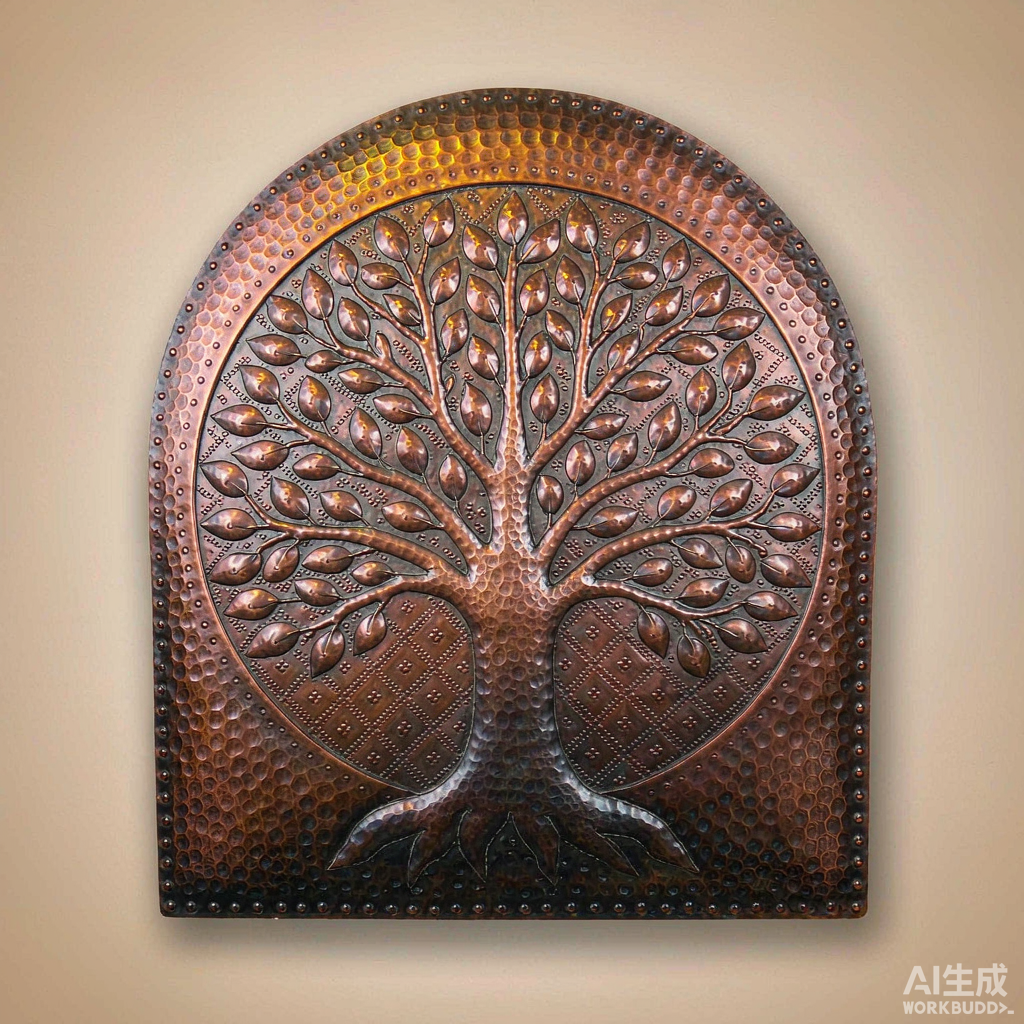 Copper Tree of Life Wall Art