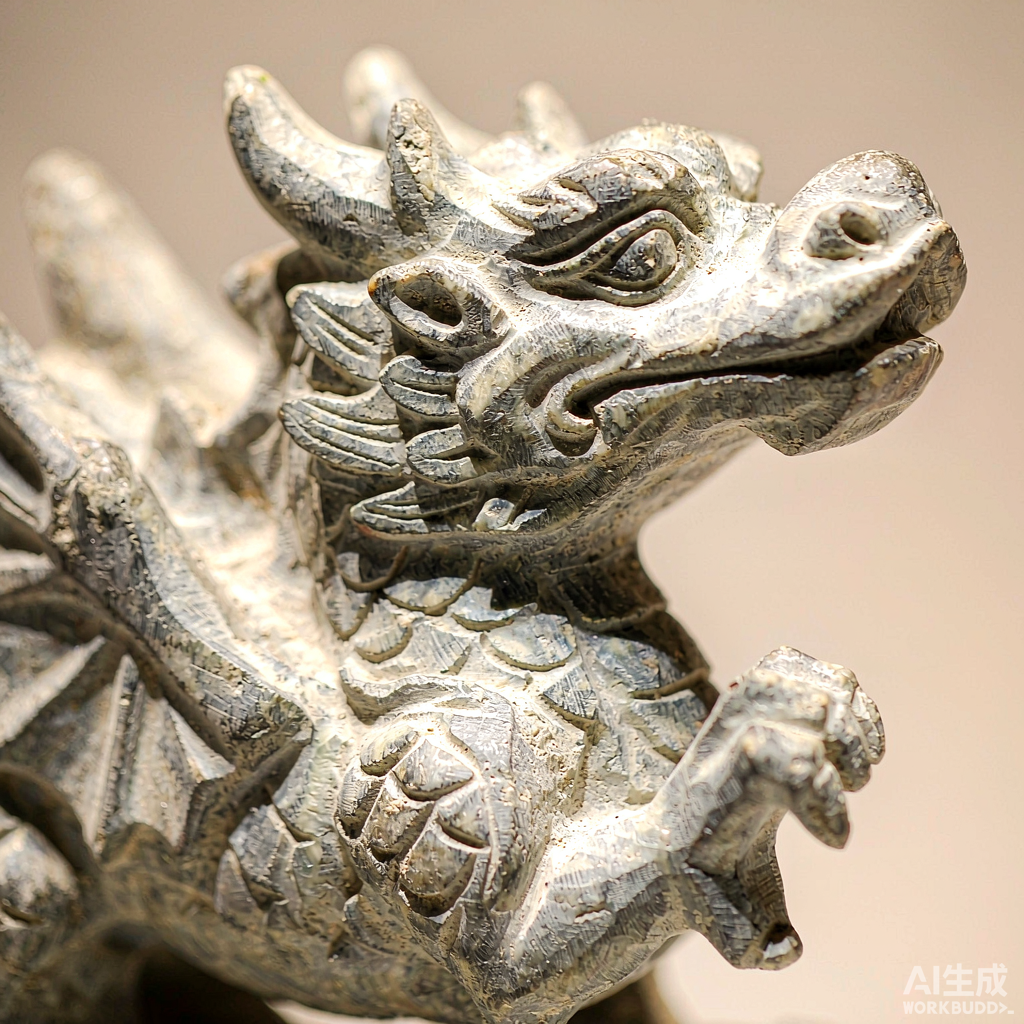 Mini Stone Dragon Garden Statue - Image 2