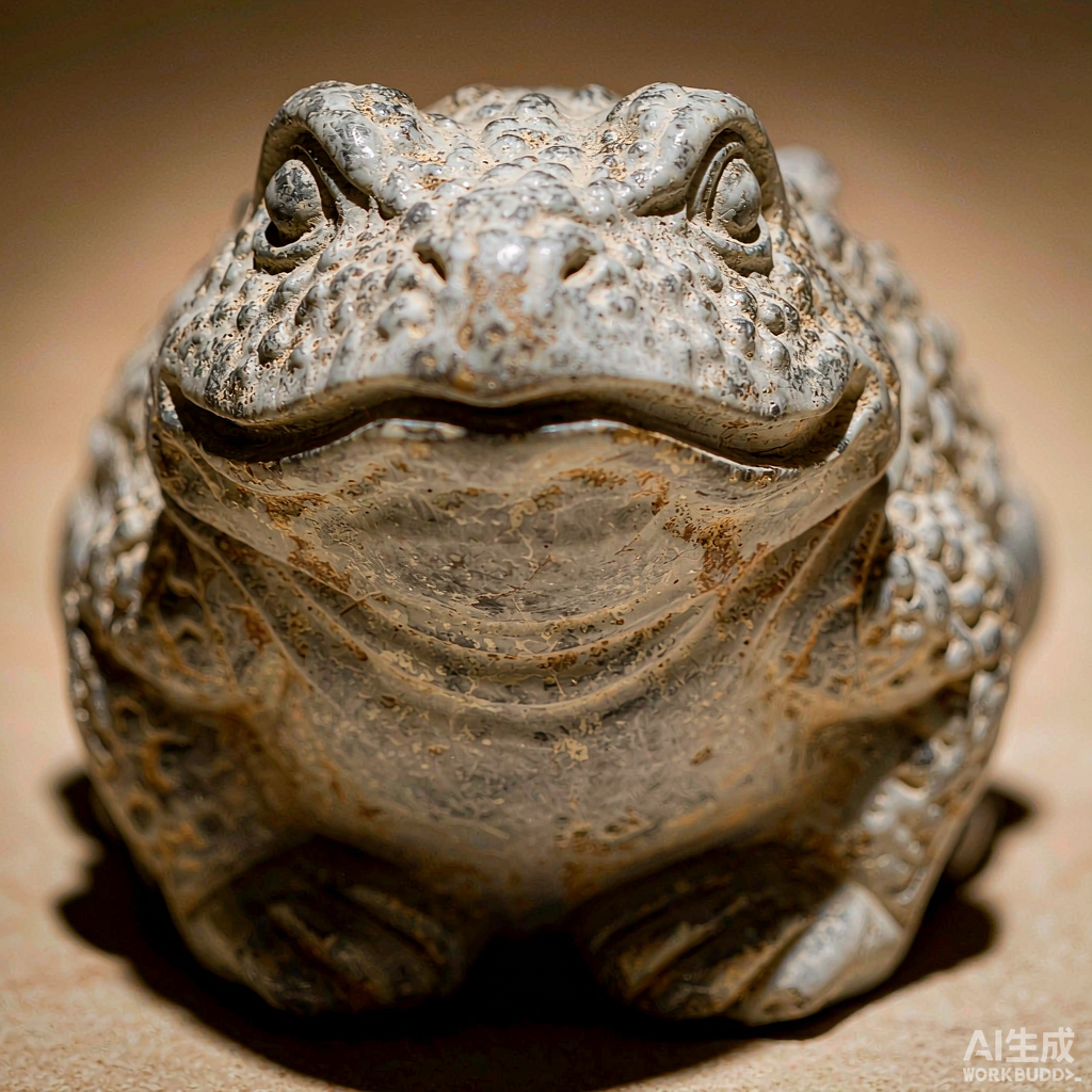 Mini Stone Frog Garden Statue - Image 2