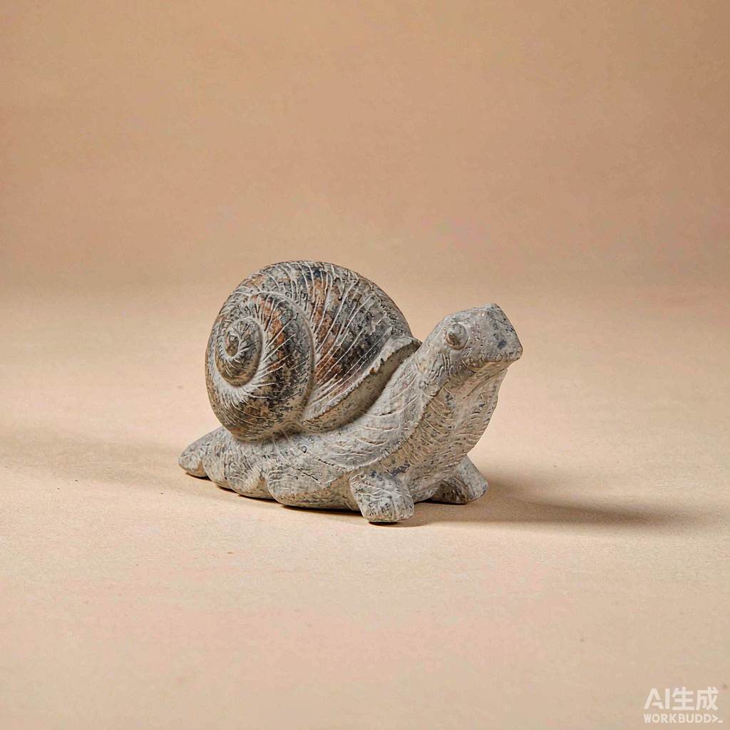 Mini Stone Snail Garden Statue