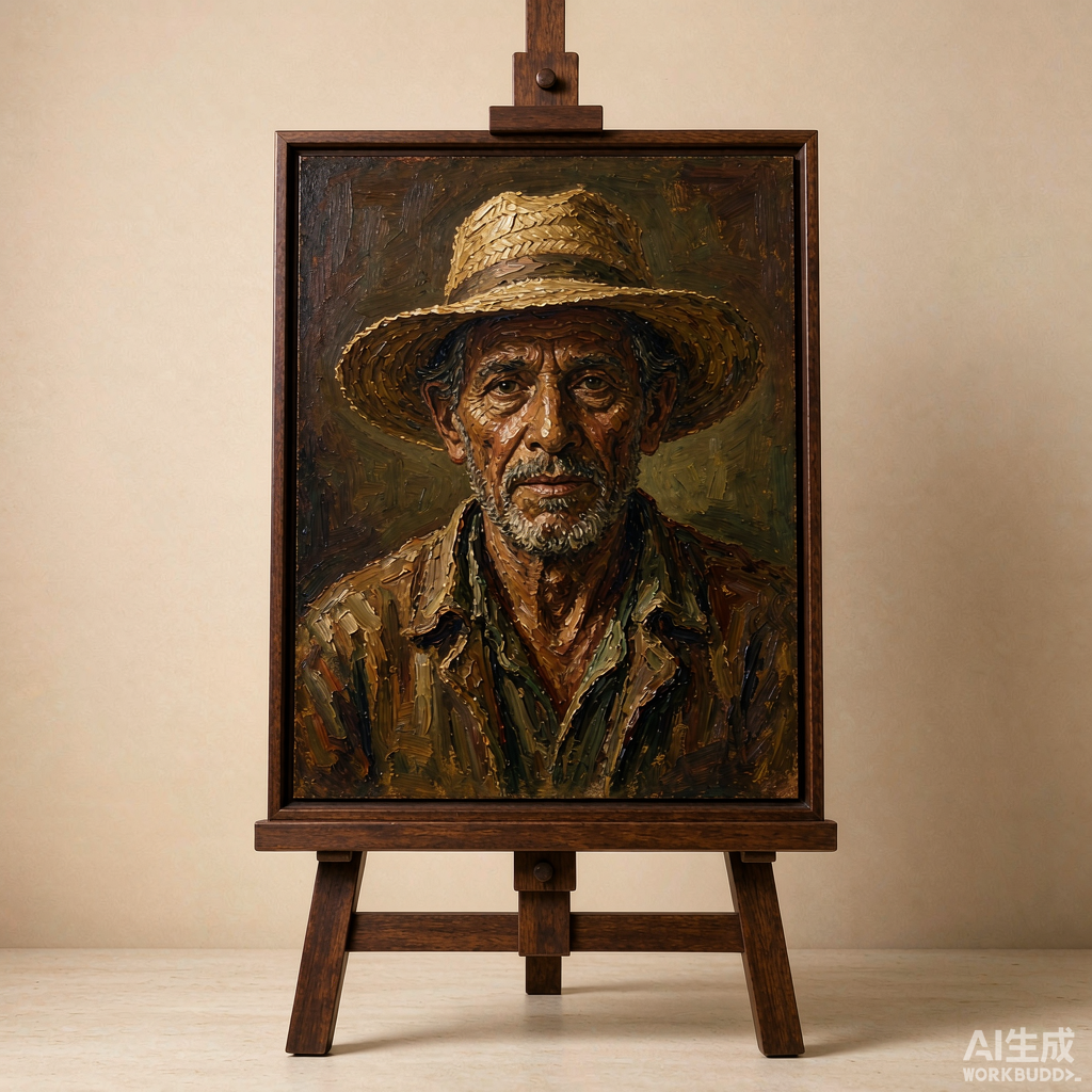 Old Fisherman Portrait Oil Painting