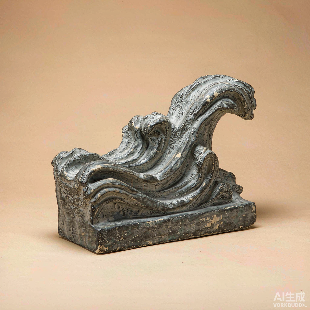 Stone Wave Carving Sculpture