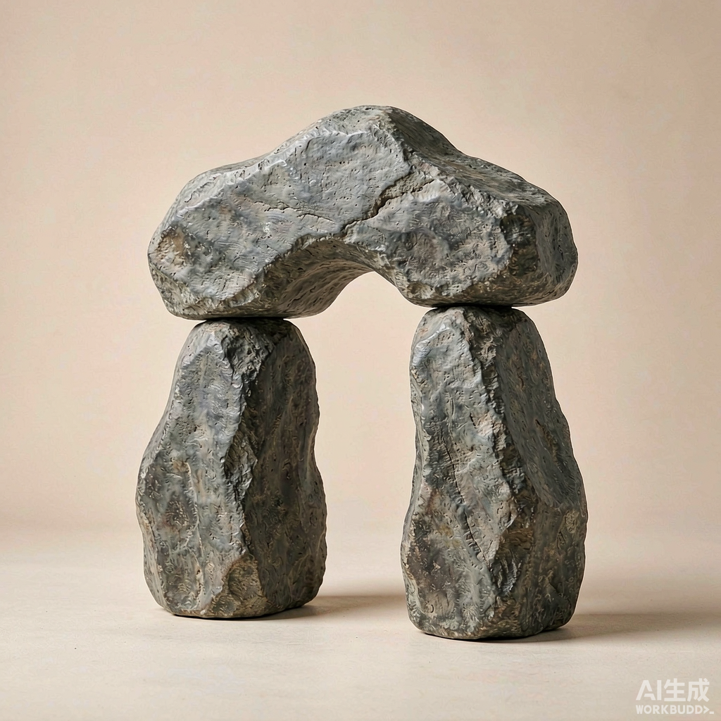 Stone Zen Arch Sculpture