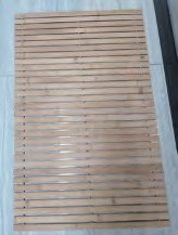 Bamboo Slatted Bath Mat (Large)