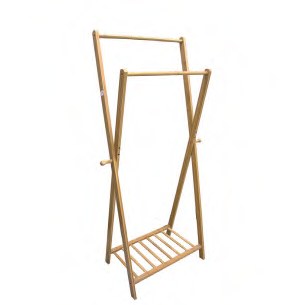 Bamboo Folding Clothes Drying Rack (139 x 61)