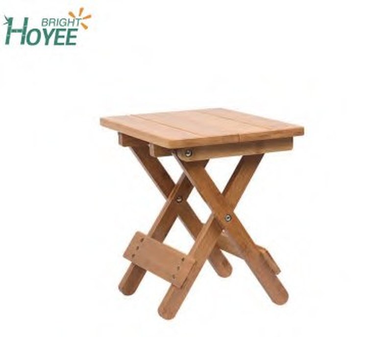 Bamboo Folding Side Table