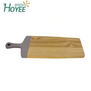 Bamboo Paddle Cutting Board with Handle