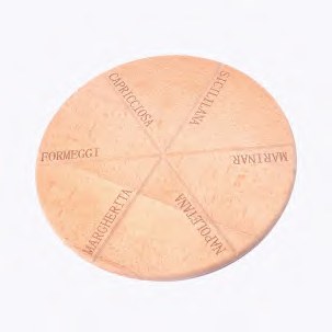 Round Wooden Butcher Chart Board