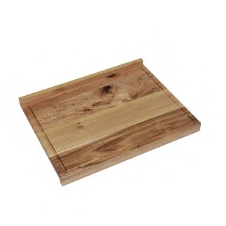 Acacia Wood Cutting Board with Handle Groove