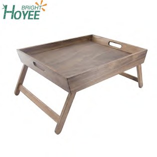Wood Folding Bed Tray