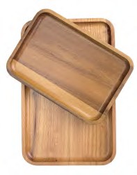 Acacia Serving Tray Set