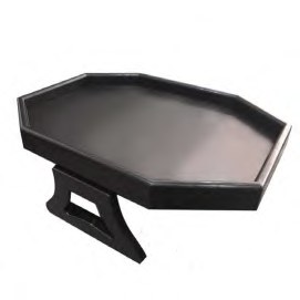 Folding Hexagonal Serving Tray with Stand