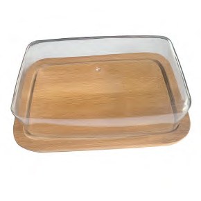 Bamboo Bread Box with Acrylic Lid