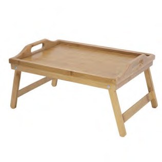 Bamboo Folding Bed Tray (41 x 30 x 3.8cm)