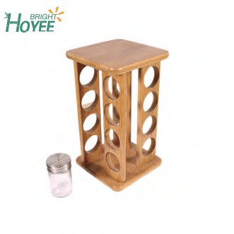 Bamboo Rotating Spice Carousel