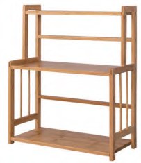 Bamboo 2-Tier Kitchen Shelf