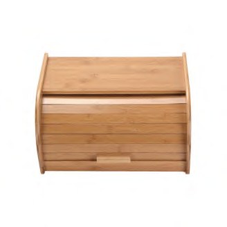 Bamboo Roll-Top Bread Bin