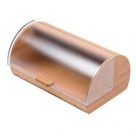Roll-Top Bread Bin (Metal Front)