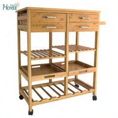 Bamboo Kitchen Island Trolley