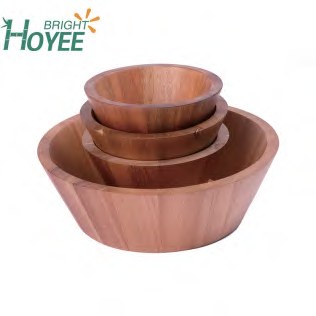 Wooden Salad Bowl Set (3 Pieces)