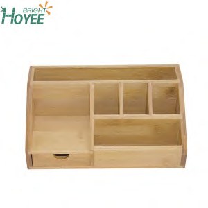 Bamboo Desk Organizer Tray