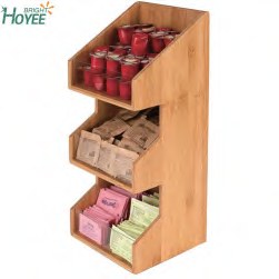 Bamboo 3-Tier Tea Organizer