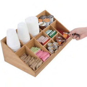Bamboo Tea Organizer Box