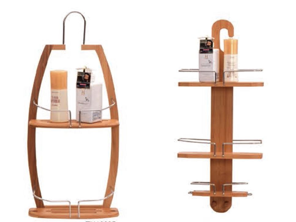 Bamboo Wall Rack (27 x 13 x 61cm)