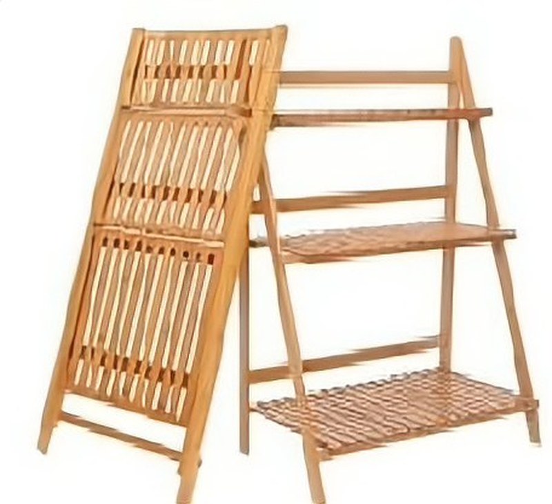 Bamboo Plant Rack