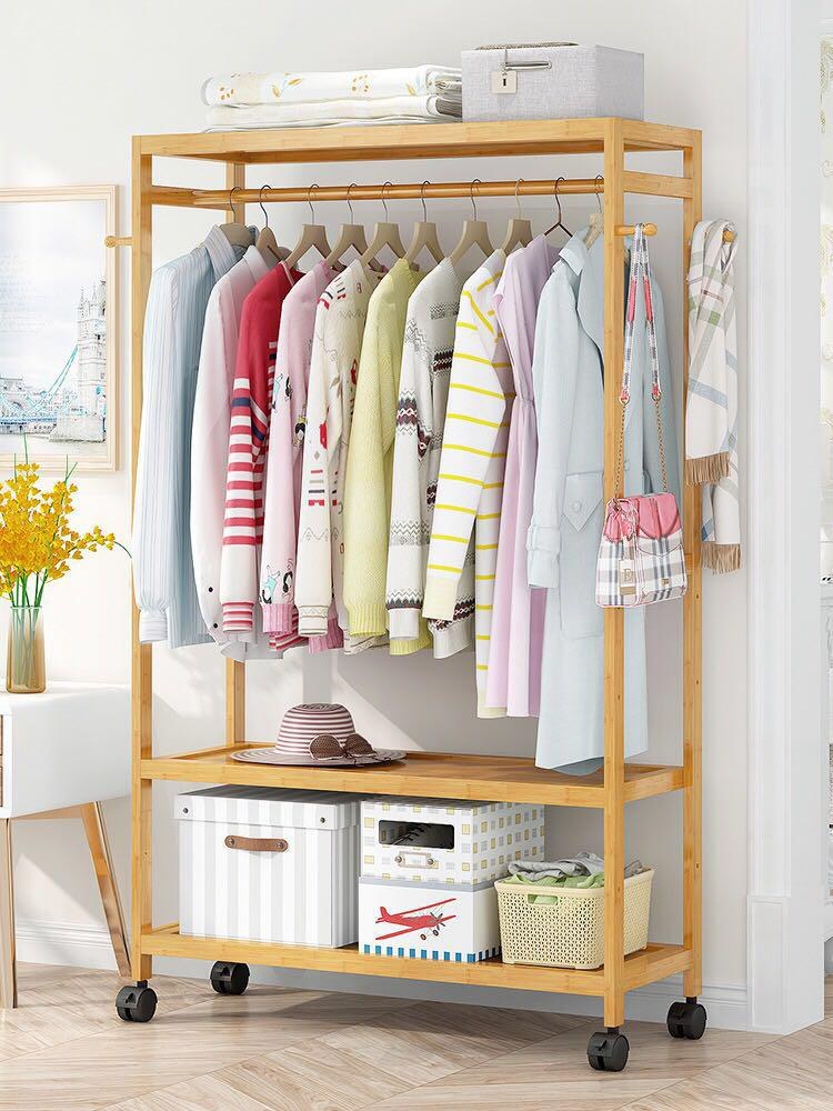 Bamboo Coat Rack (112.5 x 35 x 165cm)