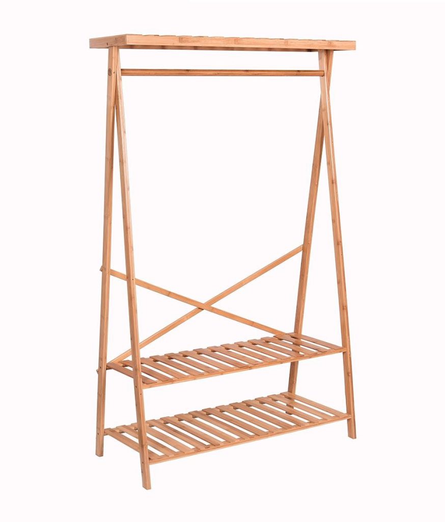 Bamboo Coat Rack (100 x 43 x 160cm)