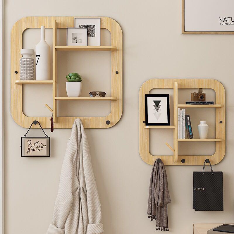 Bamboo Wall Rack (40 x 46 x 10cm)