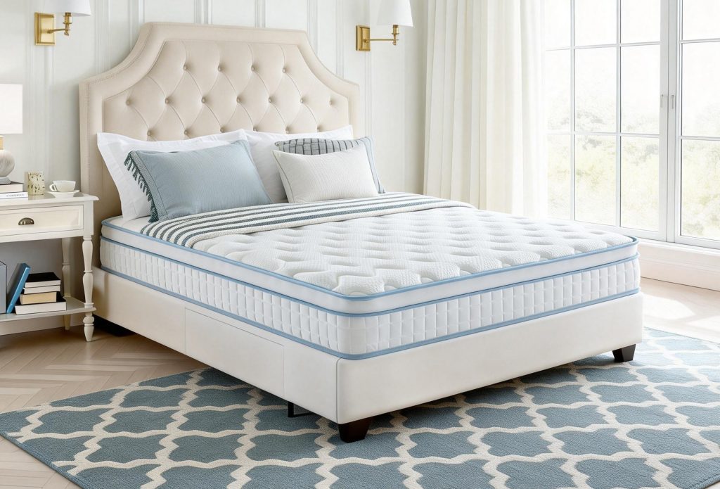 Compression Mattress – Bedroom with Headboard