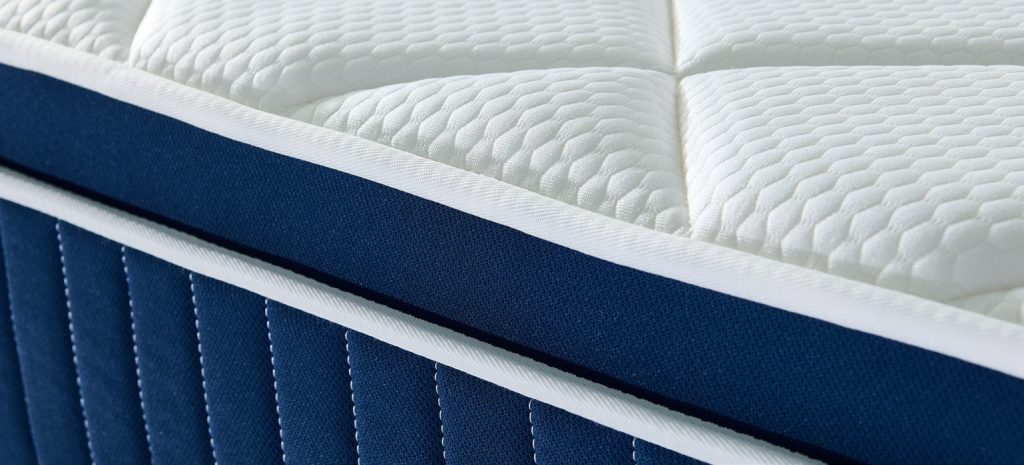 Compression Mattress – Navy Quilted Edge
