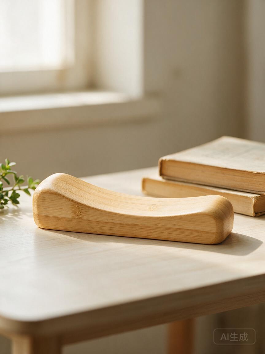Bamboo Desk Wrist Rest - Image 3