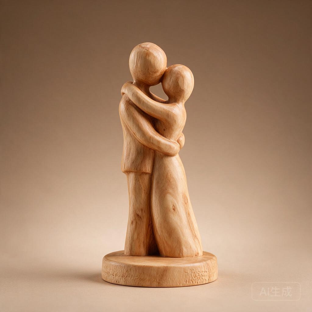 Carved Couple Figurine Custom