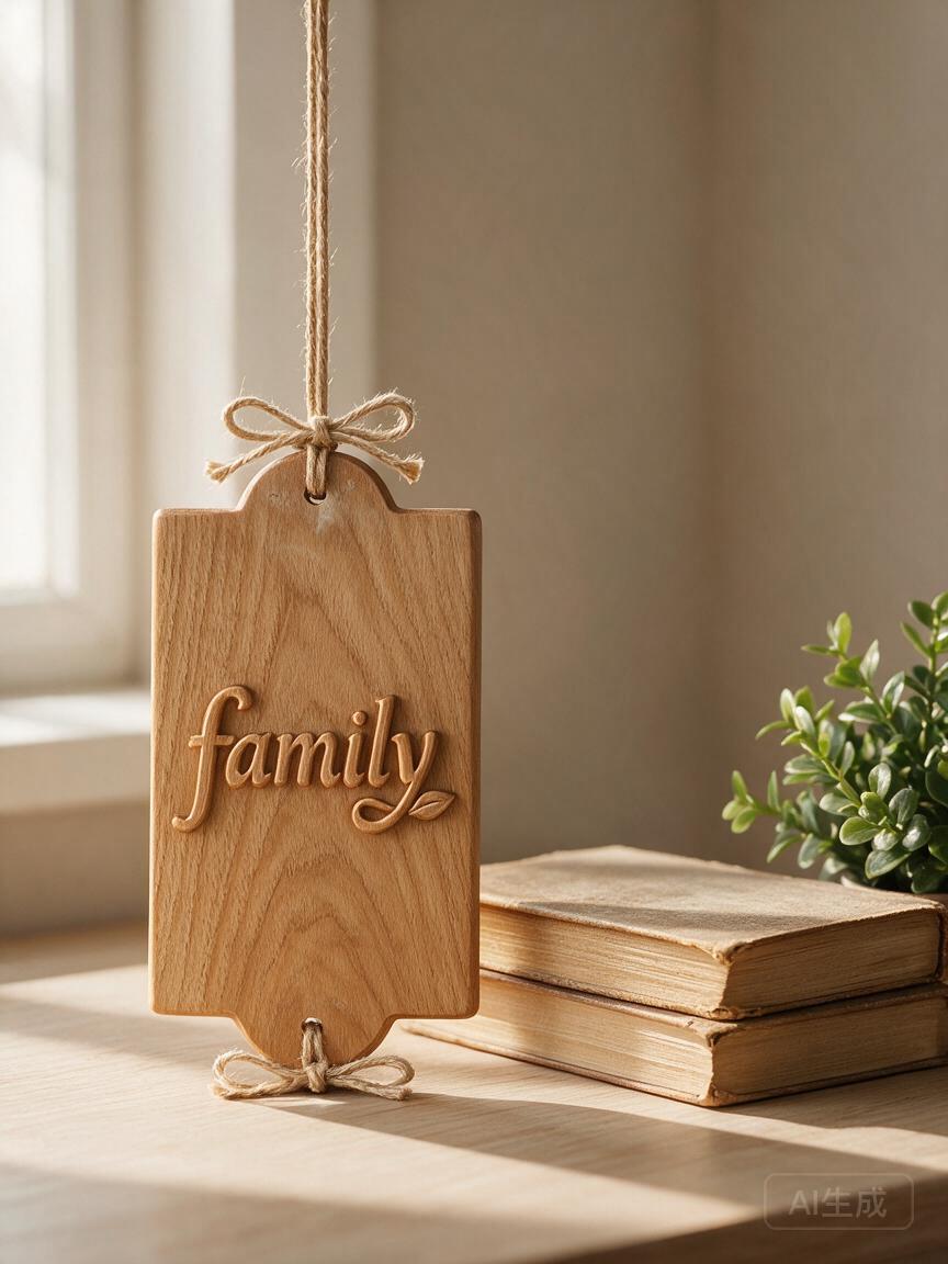 Carved Family Name Plaque - Image 3