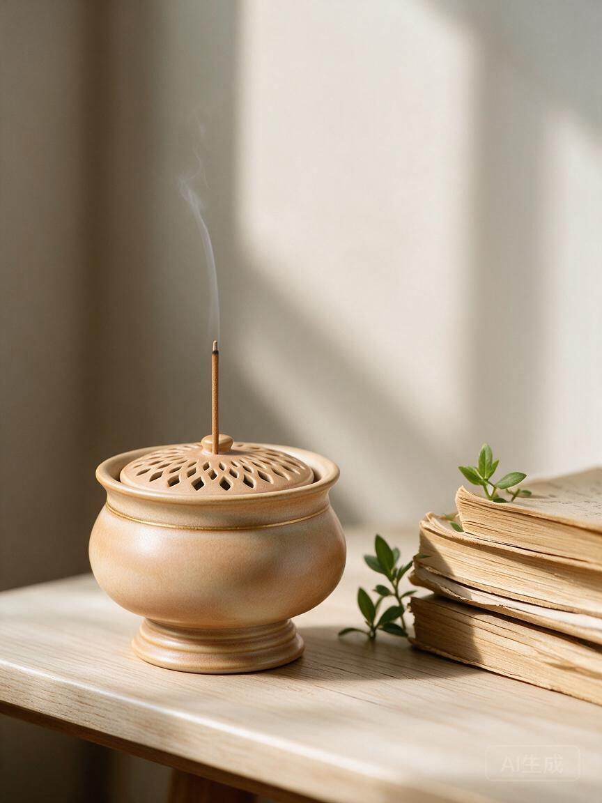 Ceramic Censer Incense Holder - Image 3